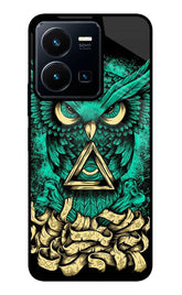 Green Owl Vivo Y35 Glass Case